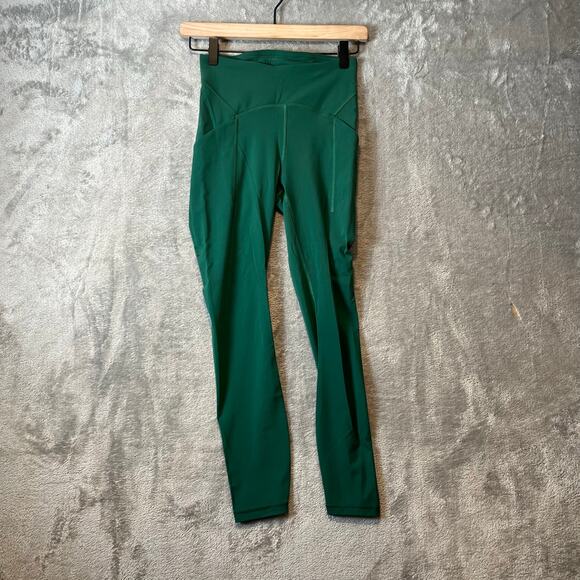 Lululemon Power Thru‎ High-Rise Tight Size 4 Everglade Green 25” - Picture 1 of 5